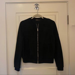 Cropped Suede Jacket